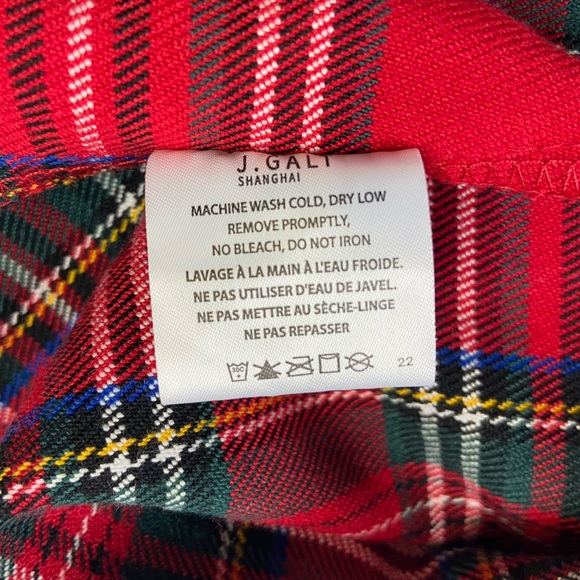 John Galt Brandy Melville Emerson Tartan Plaid Flannel Kilt Mini Buckle Skirt - Picture 10 of 12